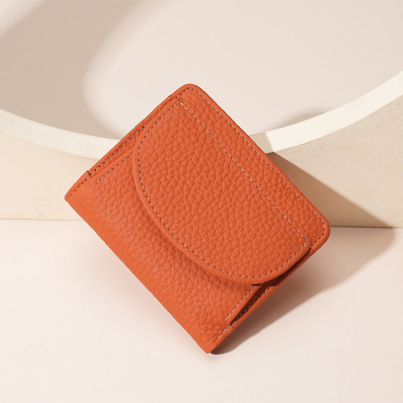 Textured Leather Cardholder Wallet — product view 3
