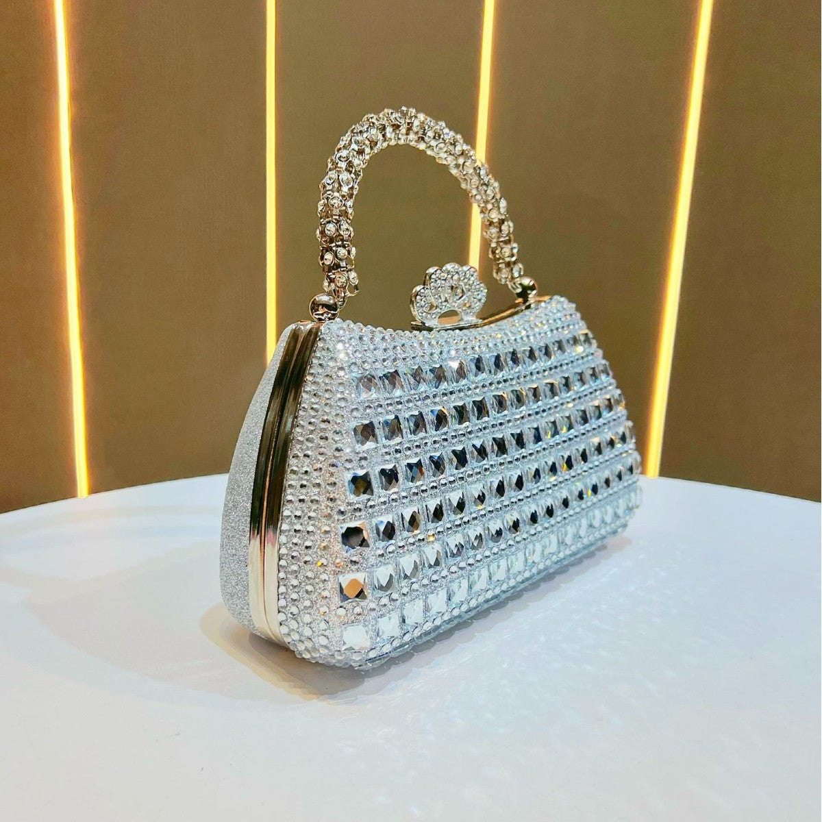 Ornate Studded Evening Handbag — product view 2