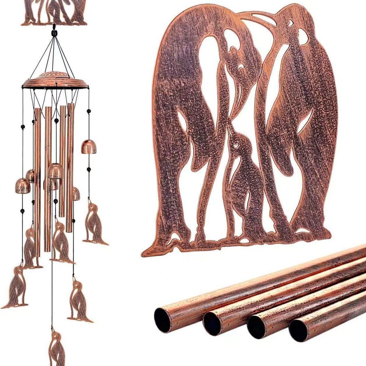 Decorative Wind Chime with Dachshund Design Bowlift — product view 3