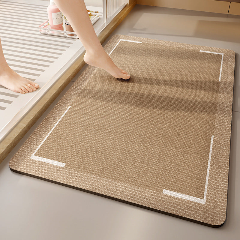 Modern Textured Bath Mat Bowlift — product view 4