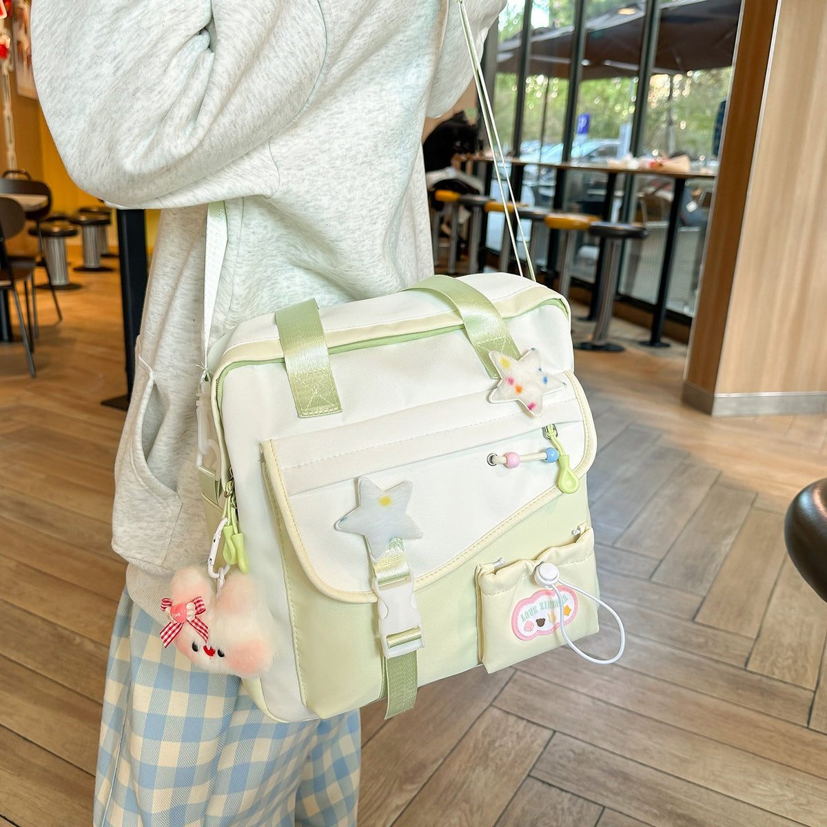 Multi-Pocket Stylish Utility Backpack LoungeYard — product view 2