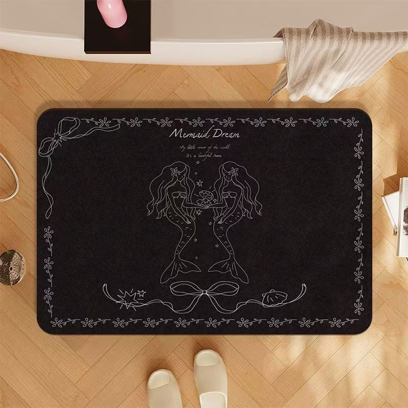 Mermaid-Themed Bath Mat — product view 5