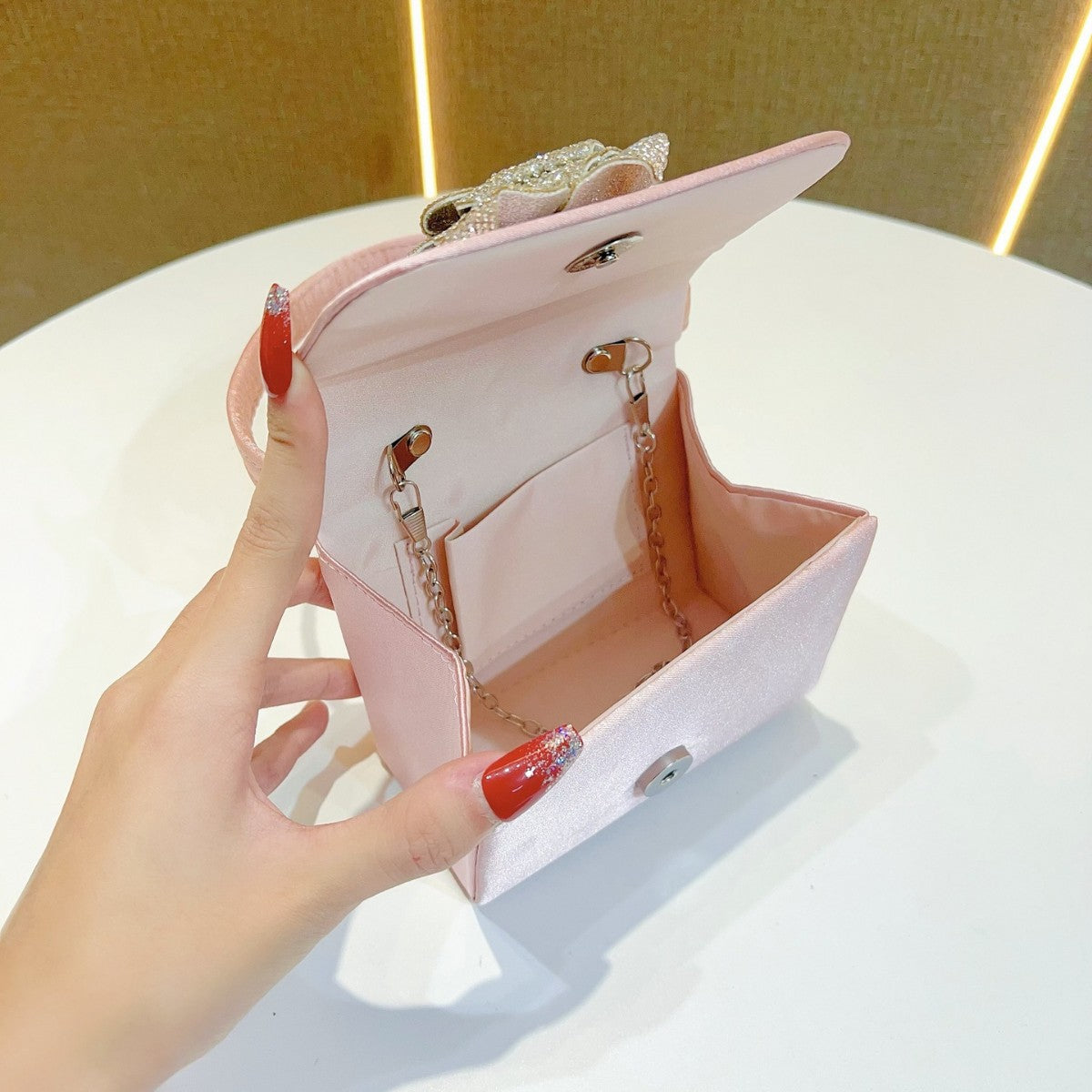 Elegant Satin Evening Bag — product view 3