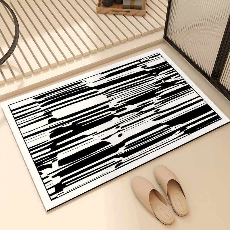 Geometric Patterned Bathroom Mat — product view 2