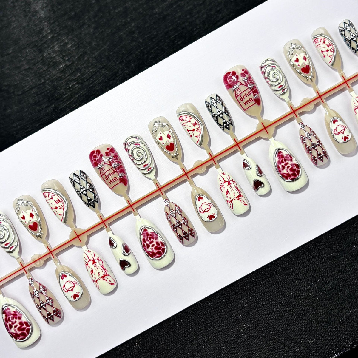 Artistic Fantasy-Themed Press-On Nail Set — product view 2
