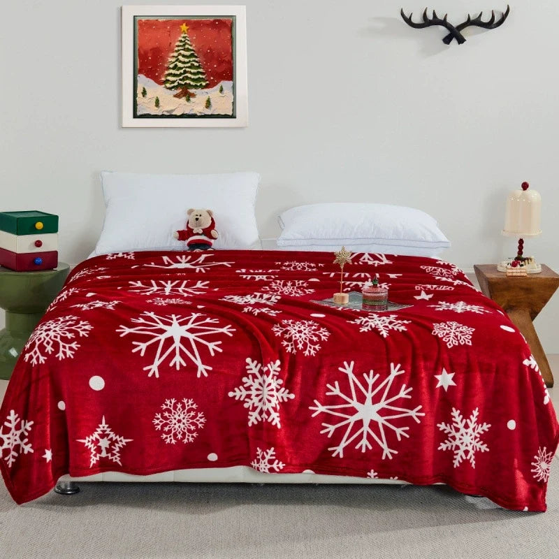 Christmas Double Sided Snowman Gingerbread Throw — product view 1