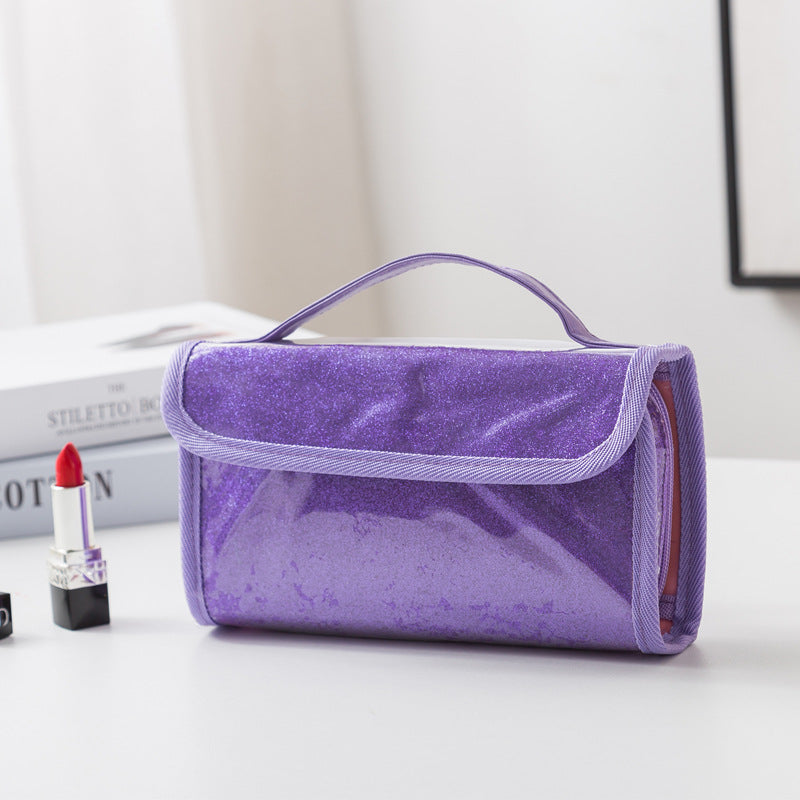 Glittery Travel Makeup Organizer LoungeYard — product view 3
