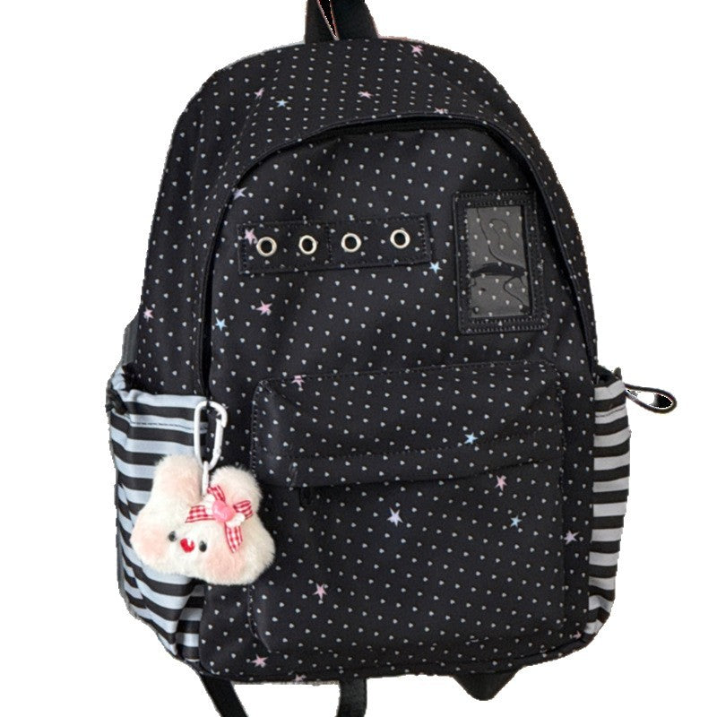 Starry Print Functional Backpack LoungeYard — product view 1