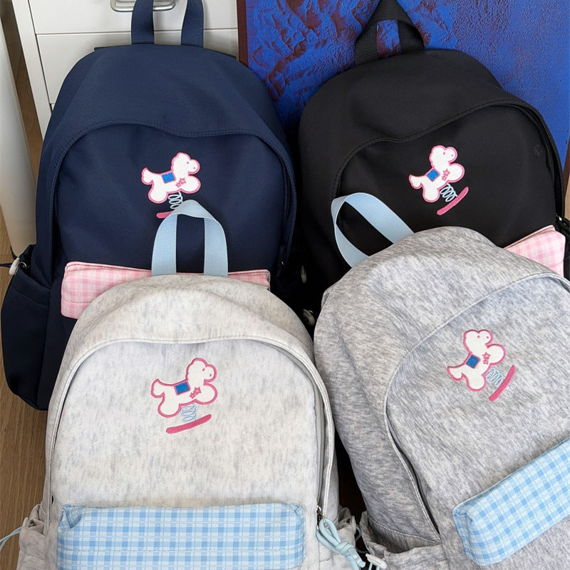 Playful Animal-Themed School Backpack LoungeYard — product view 4