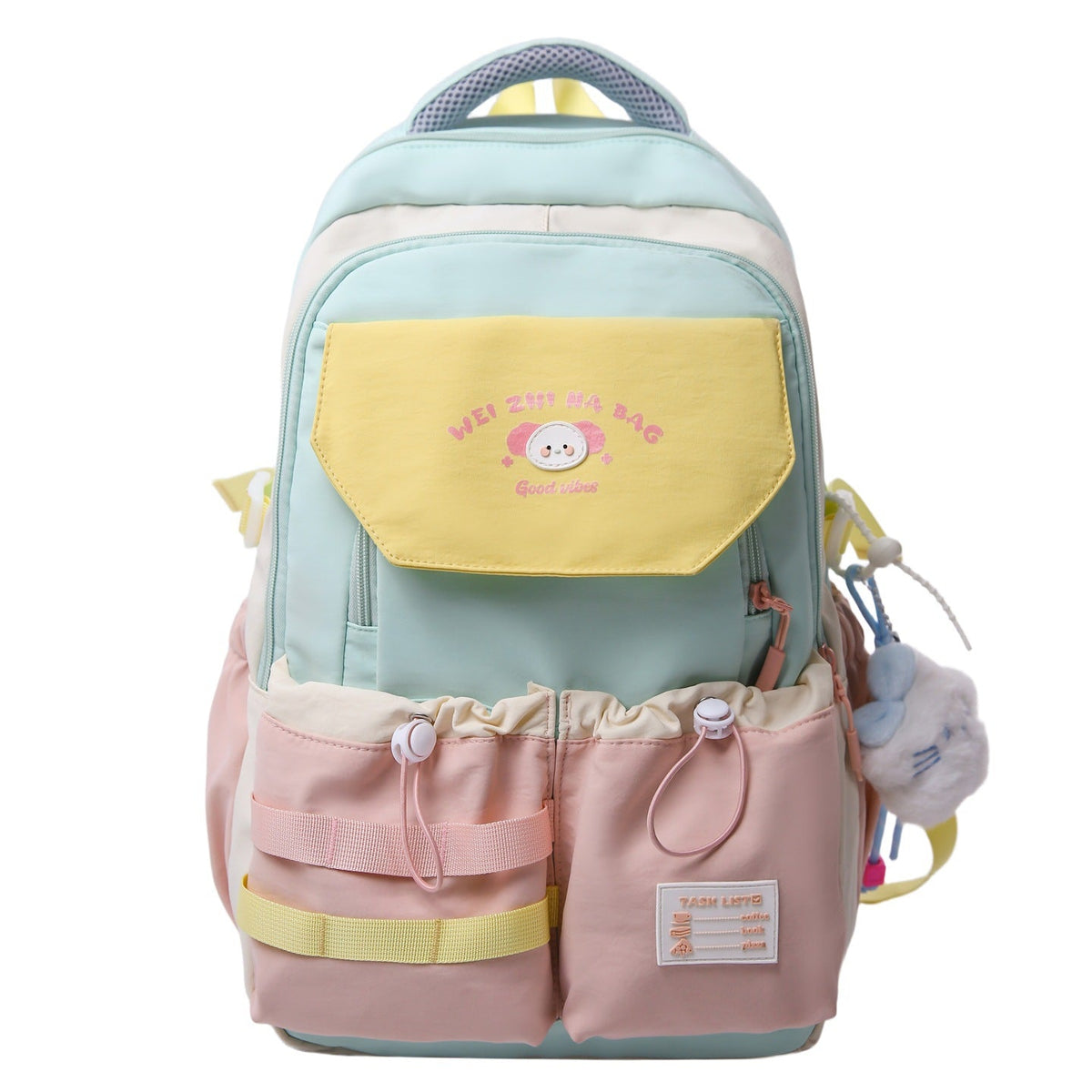 Playful Illustrated Multi-Pocket Backpack LoungeYard — product view 5