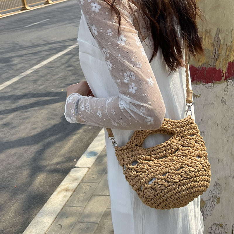 Handmade Crochet Handbag LoungeYard — product view 2