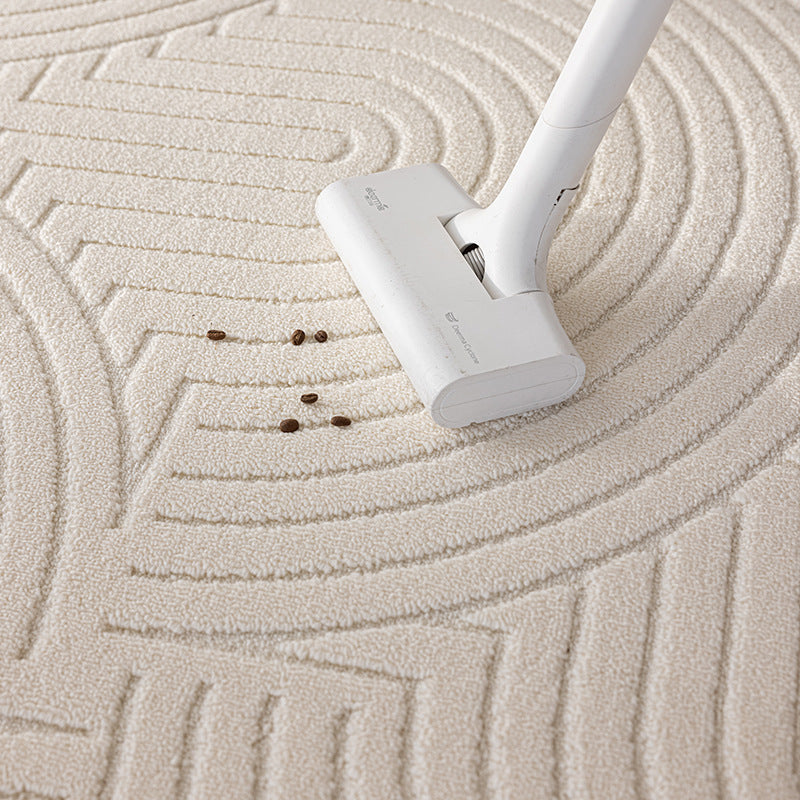 Modern Textured Area Rug Bowlift — product view 3