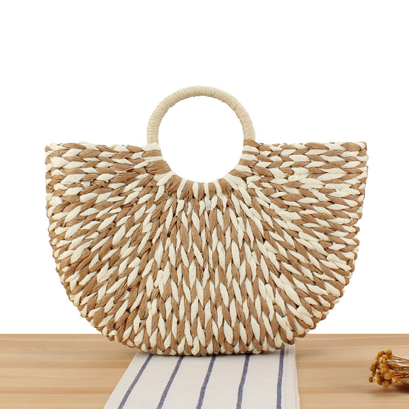 Fashionable basket bag with sophisticated design LoungeYard — product view 5