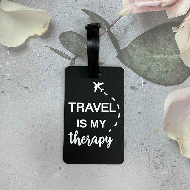 Personalized Message Luggage Tag LoungeYard — product view 2