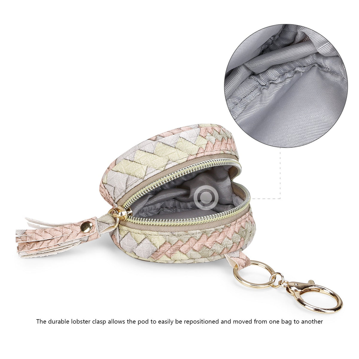 Round Cosmetic Bag LoungeYard — product view 2