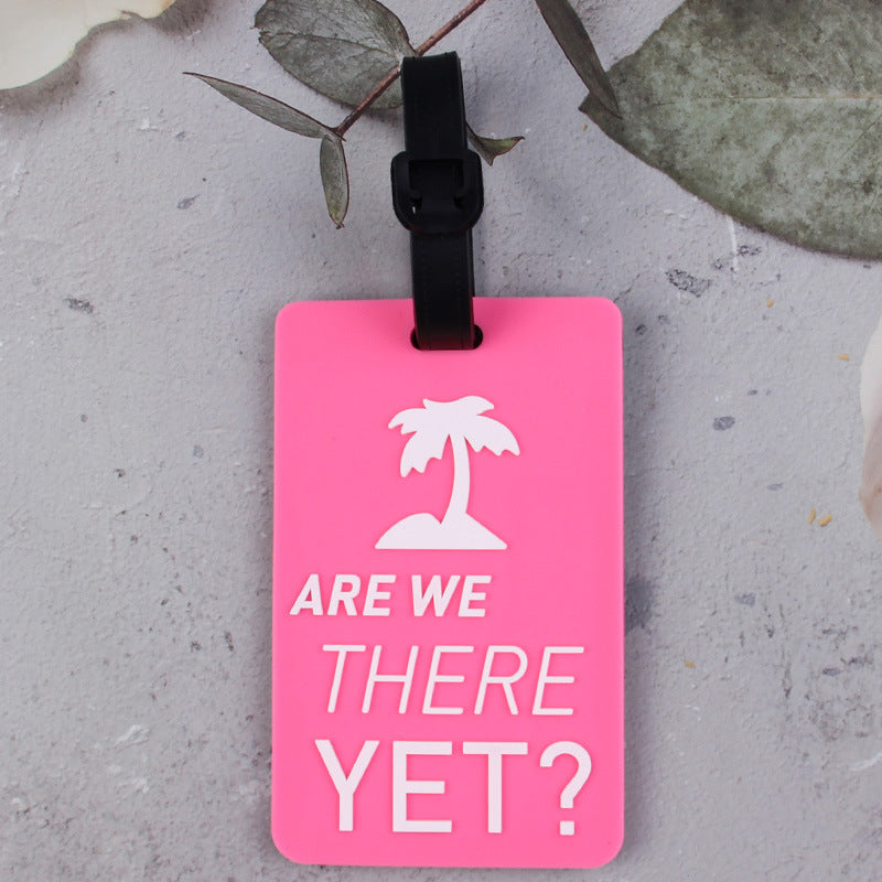 Motivational Travel Luggage Tag LoungeYard — product view 3