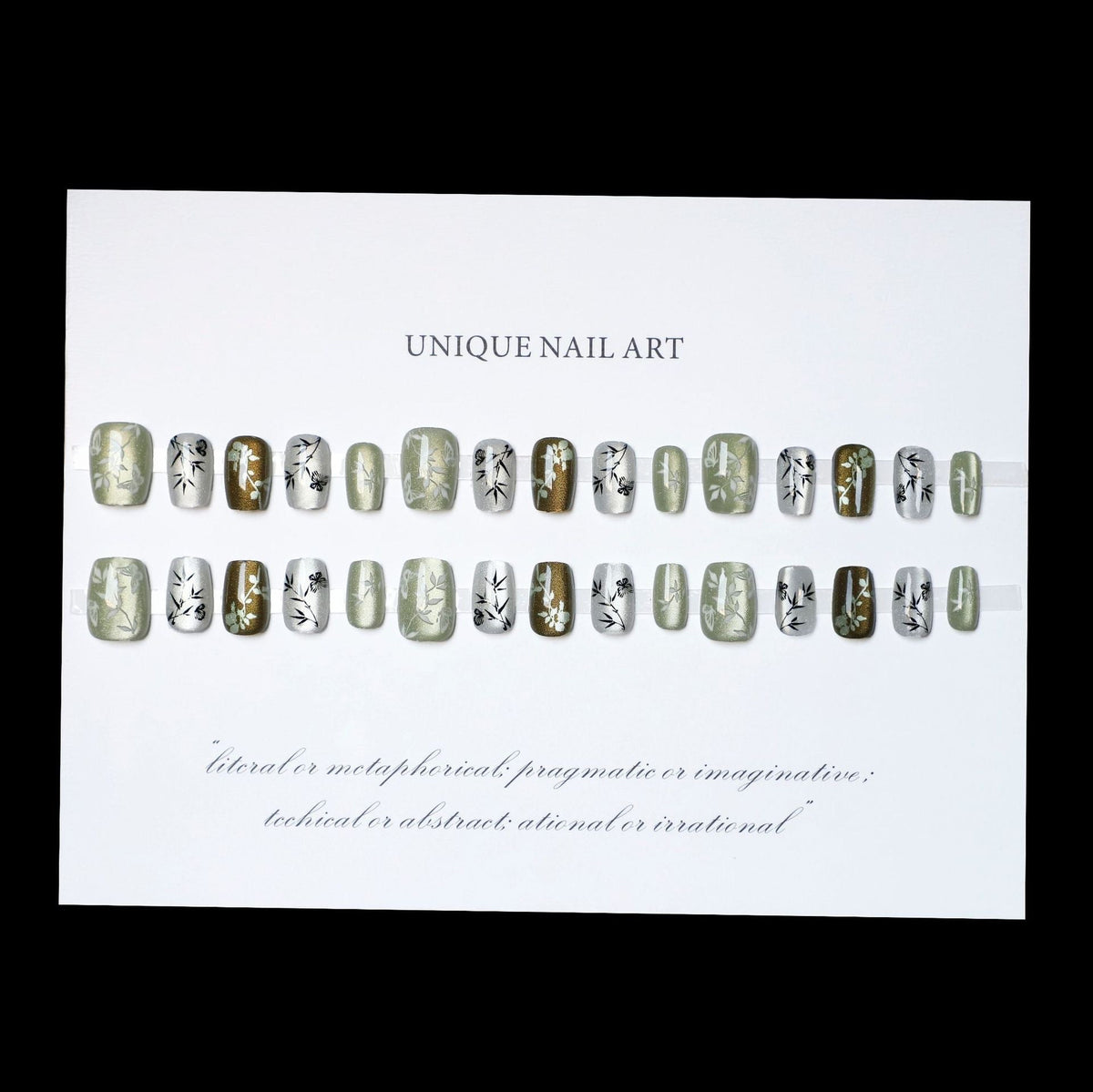 Botanical-Inspired Press-On Nail Art Set — product view 3