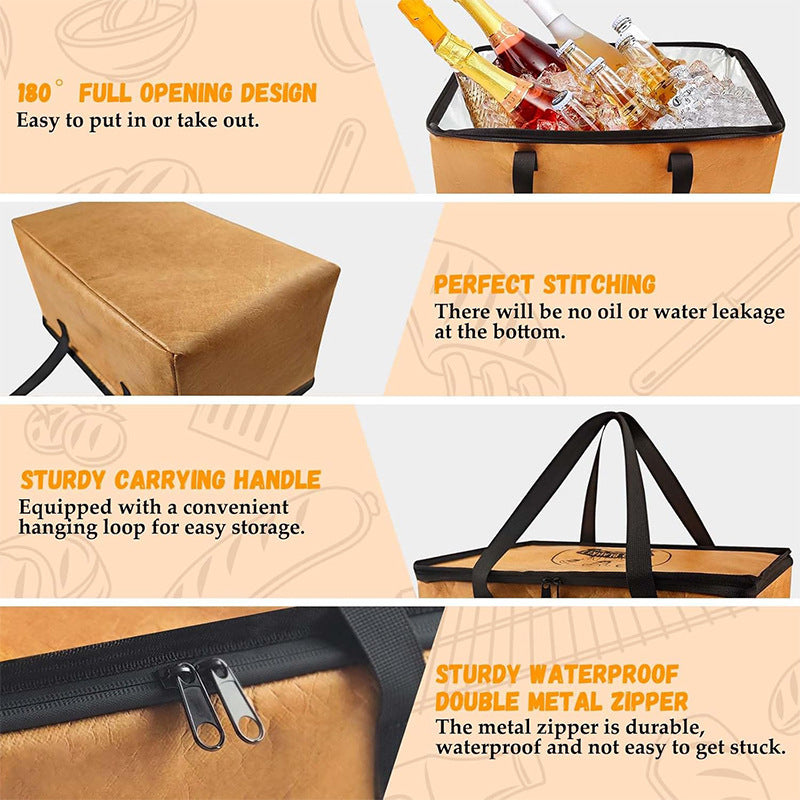 Insulated Food Transport Tote LoungeYard — product view 4
