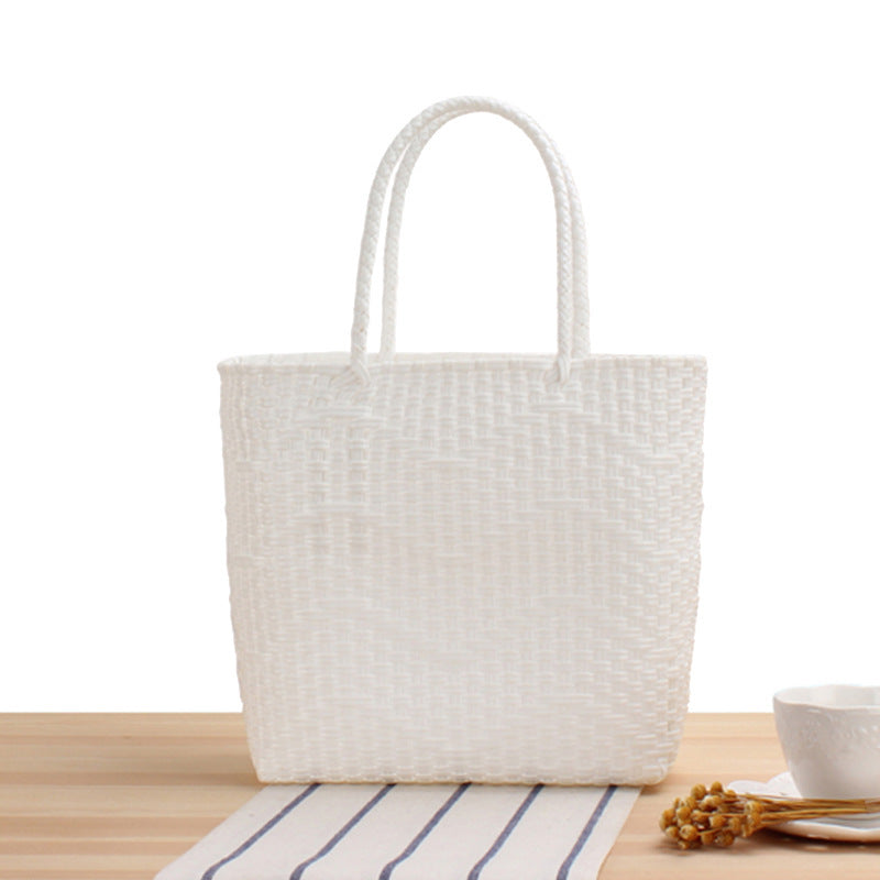 Braided shopping bag with structured design LoungeYard — product view 7