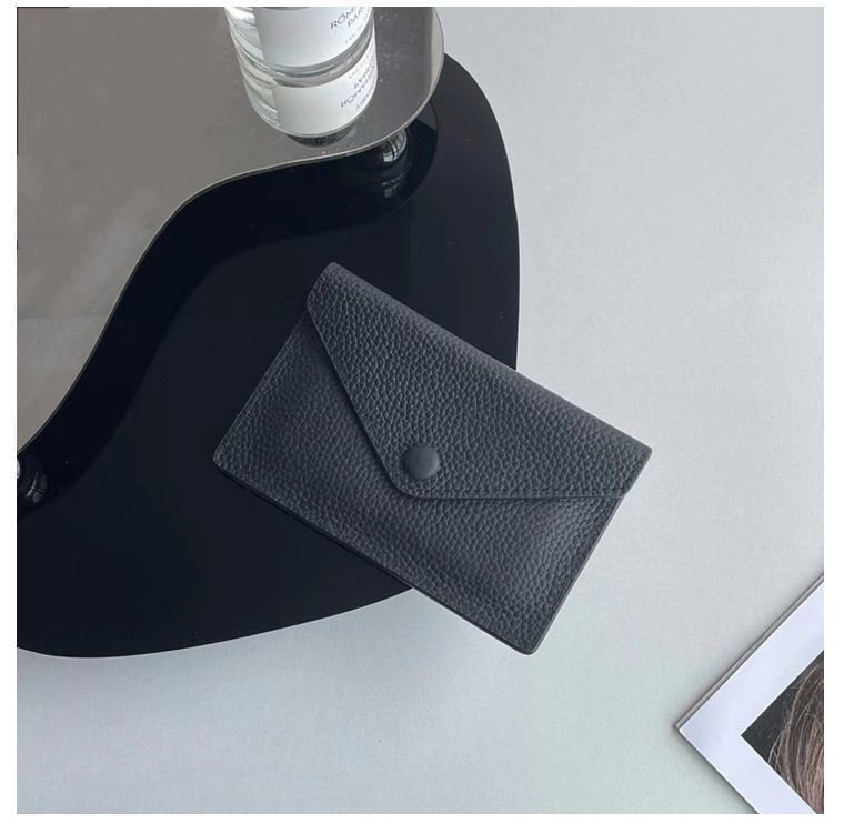 Textured Leather Card Holder LoungeYard — product view 5