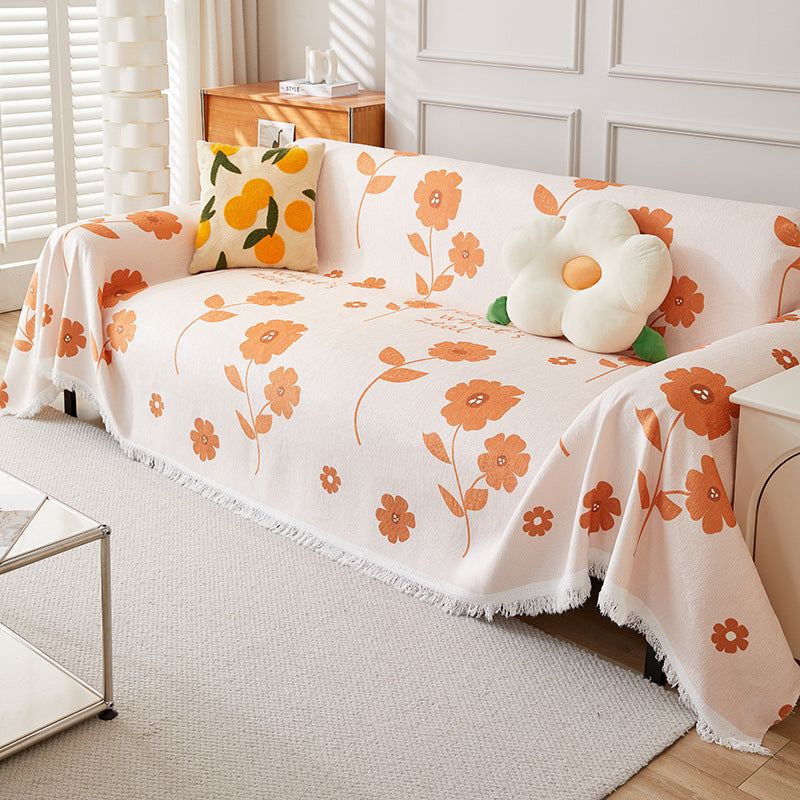 Floral Pattern Throw Blanket — product view 7