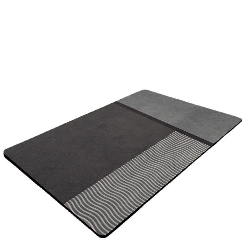 Plush Microfiber Bath Mat with Elegant Stripe Design — product view 5