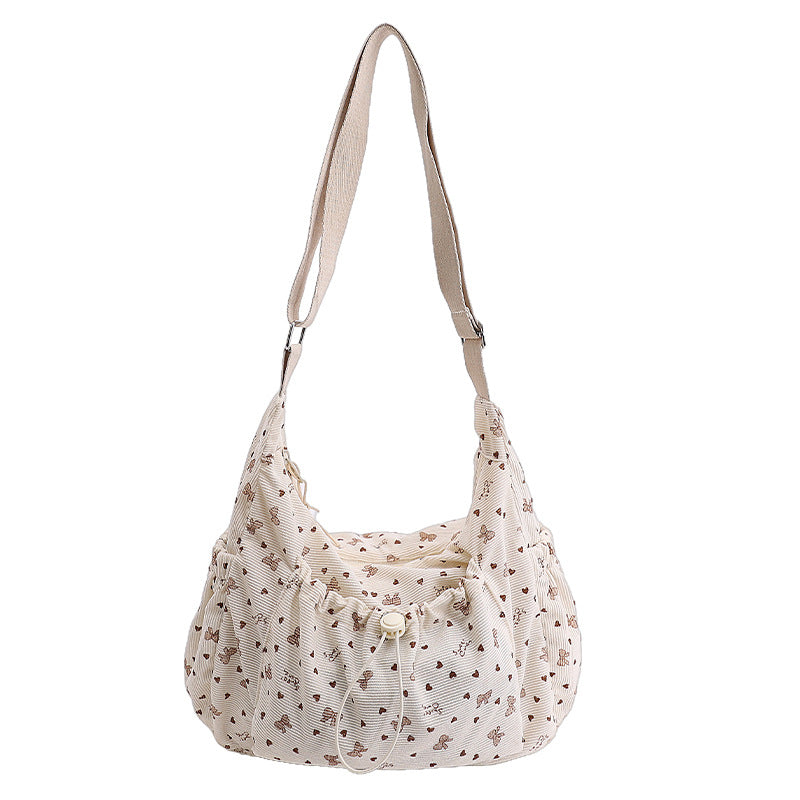 Casual Textured Shoulder Bag — product view 5