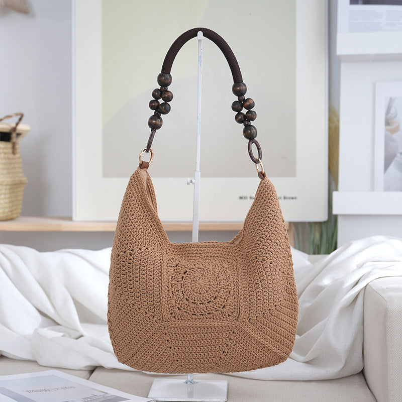 Handcrafted Macrame Handbag LoungeYard — product view 3