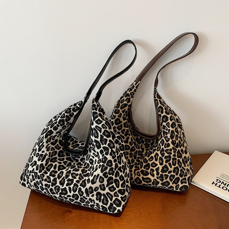 Stylish Leopard Print Hobo Bag LoungeYard — product view 3