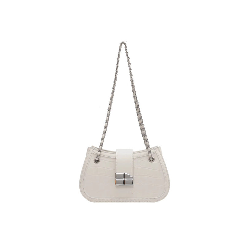 Crocodile-Embossed Evening Handbag LoungeYard — product view 5