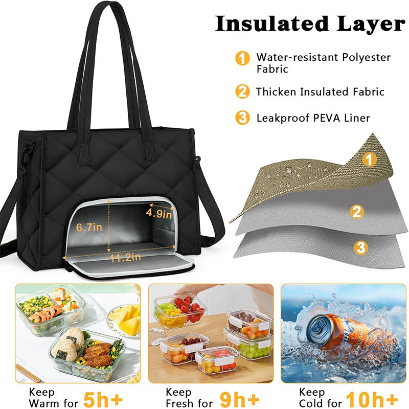 Insulated Multi-Purpose Lunch Tote LoungeYard — product view 3