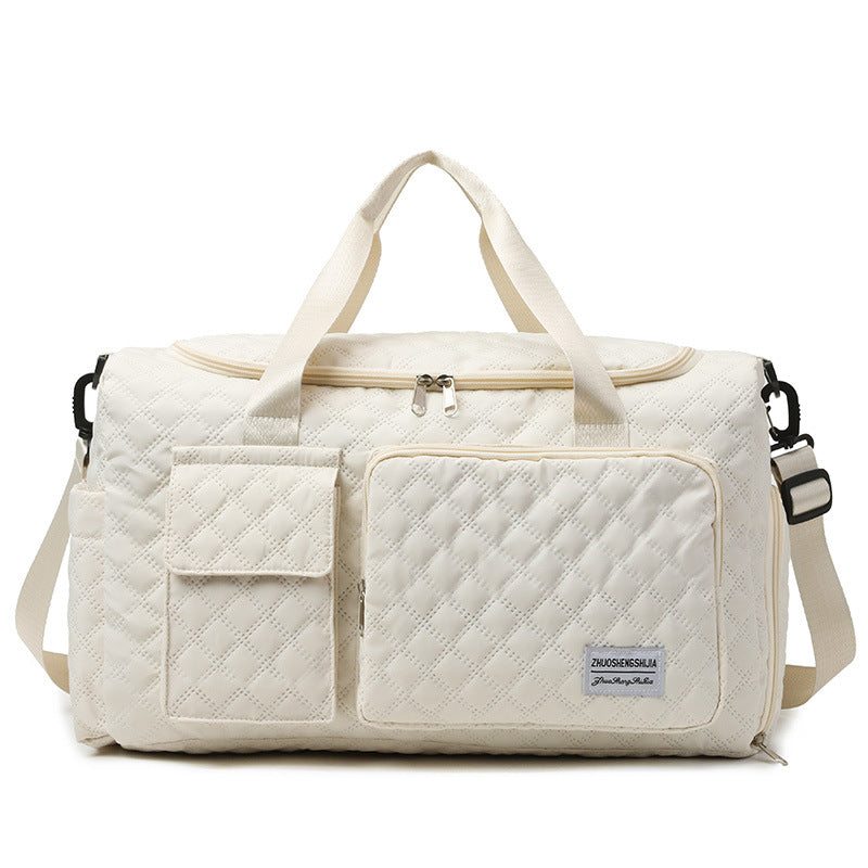 Premium Quilted Gym Duffel Bag — product view 4