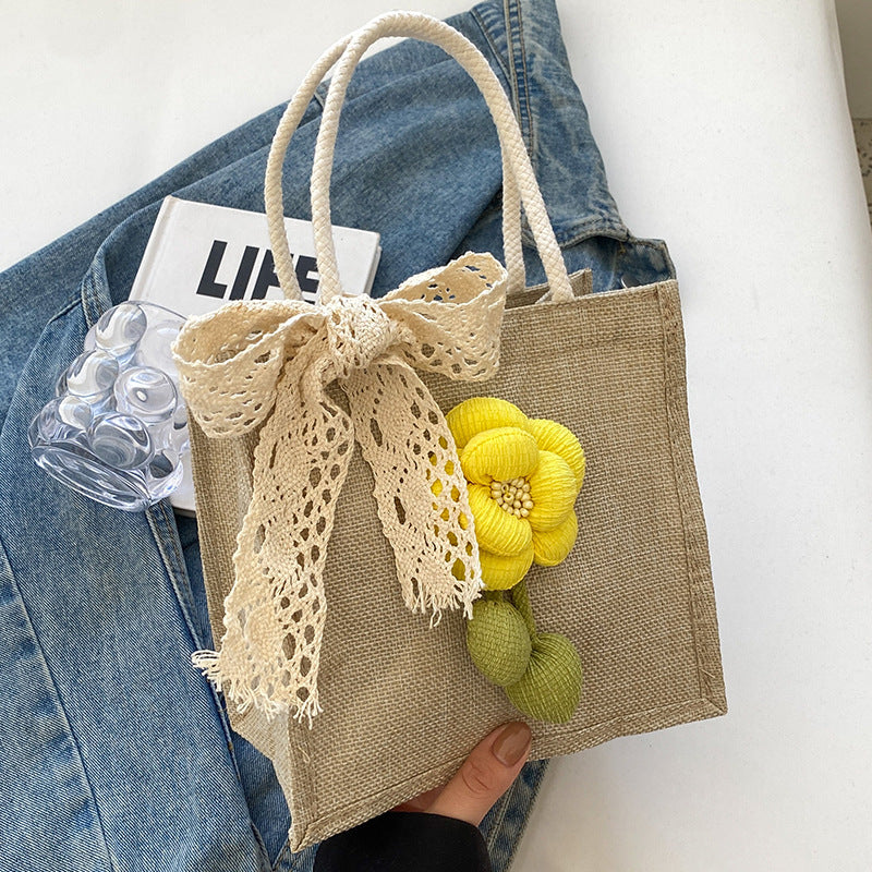Floral Embellished Tote — product view 5