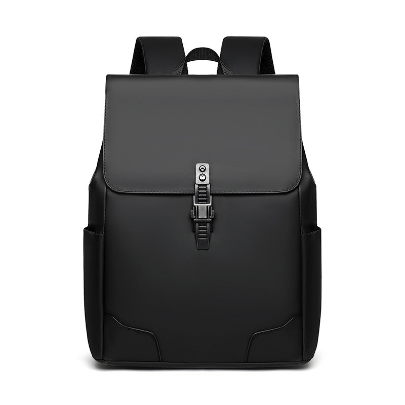 Premium Leather Laptop Backpack LoungeYard — product view 4