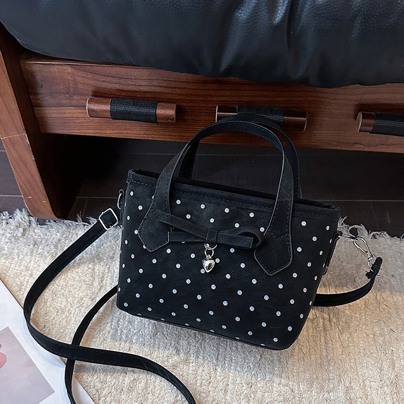 Polka Dot Mini Handheld Purse — product view 2