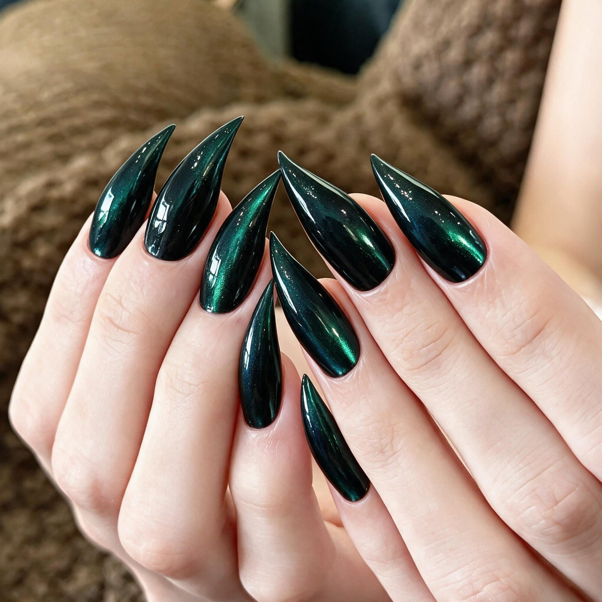 Glossy Stiletto Nail Tips — product view 1