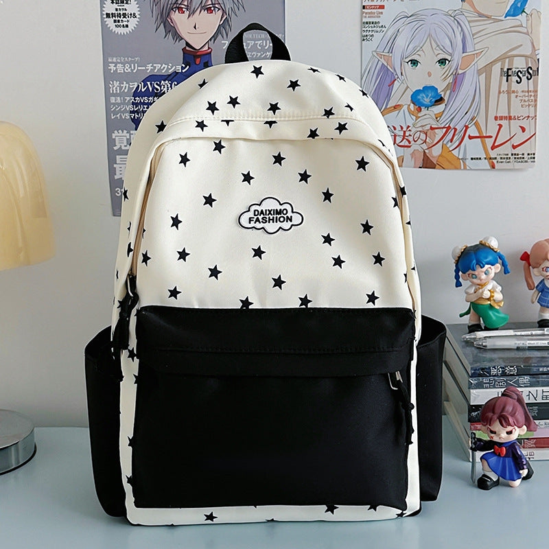 Star Patterned Casual Backpack — product view 1