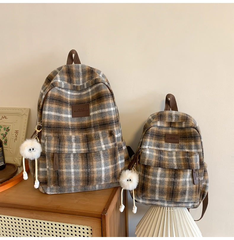 Plaid Backpack Set — product view 4