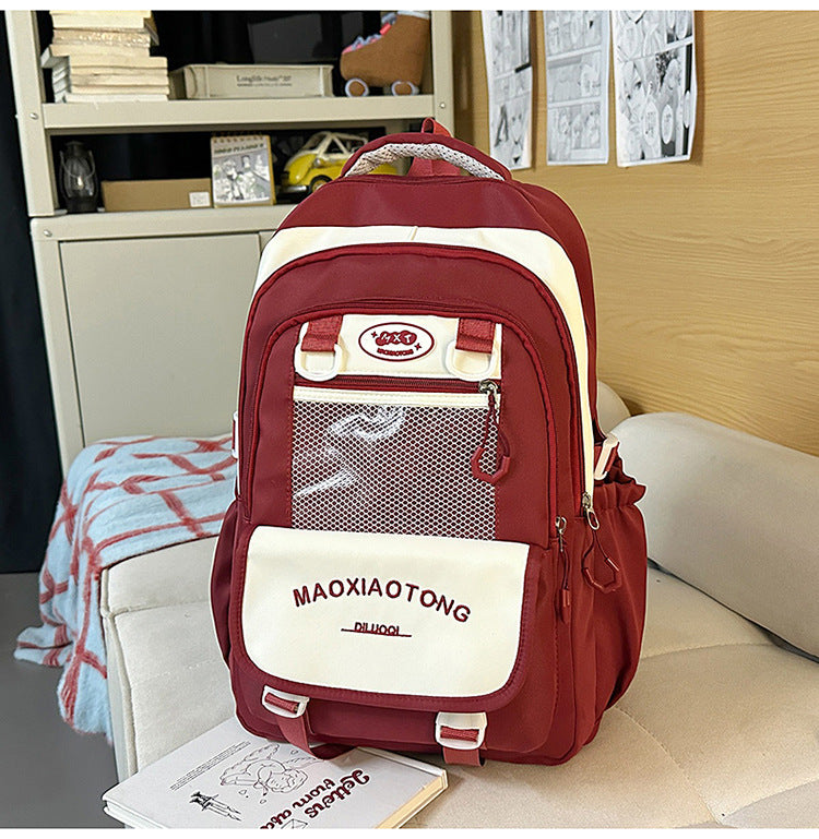 Stylish Utility School Backpack LoungeYard — product view 2