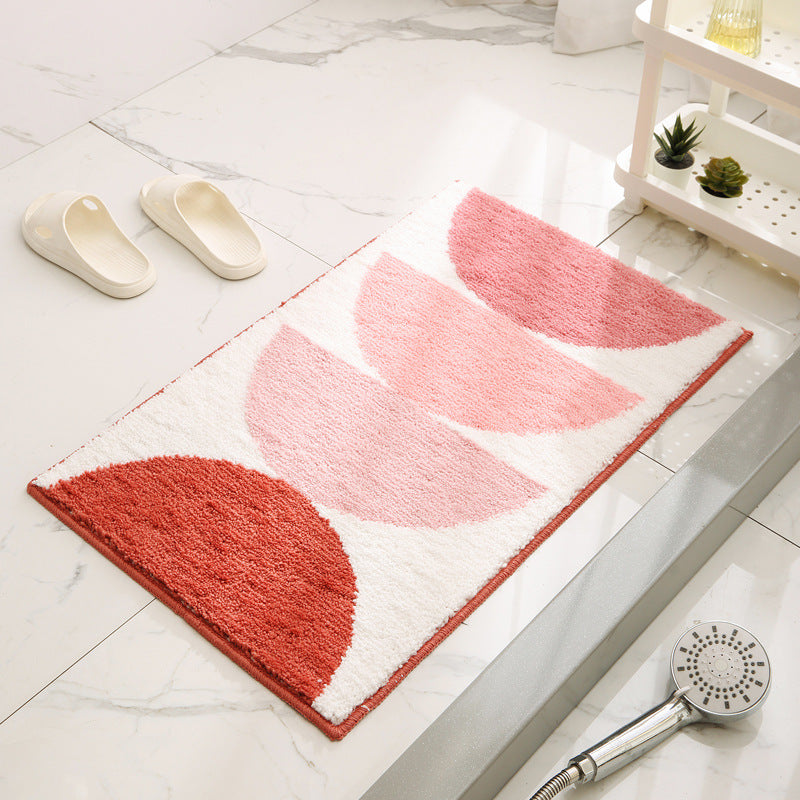 Decorative Plush Bath Mat — product view 4