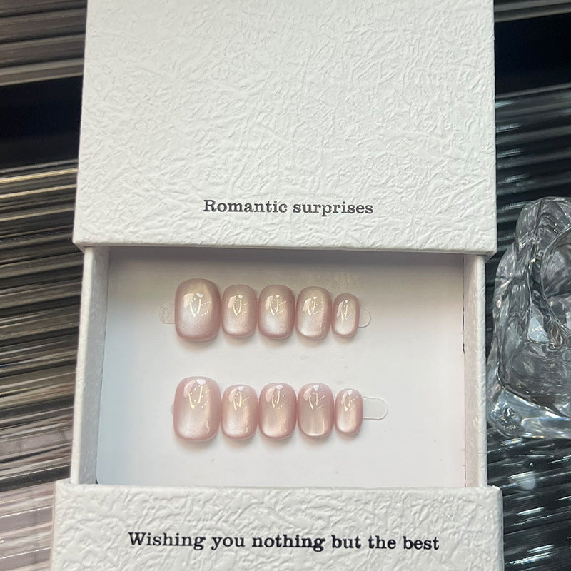Elegant Glossy Press-On Nail Set — product view 2