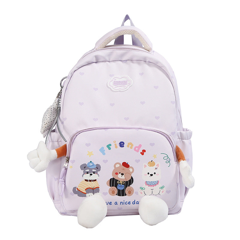 Cute Plush Character Backpack — product view 3