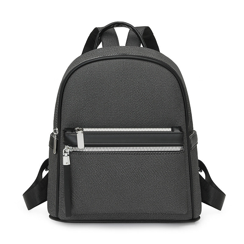 Stylish Versatile Leather Backpack LoungeYard — product view 1