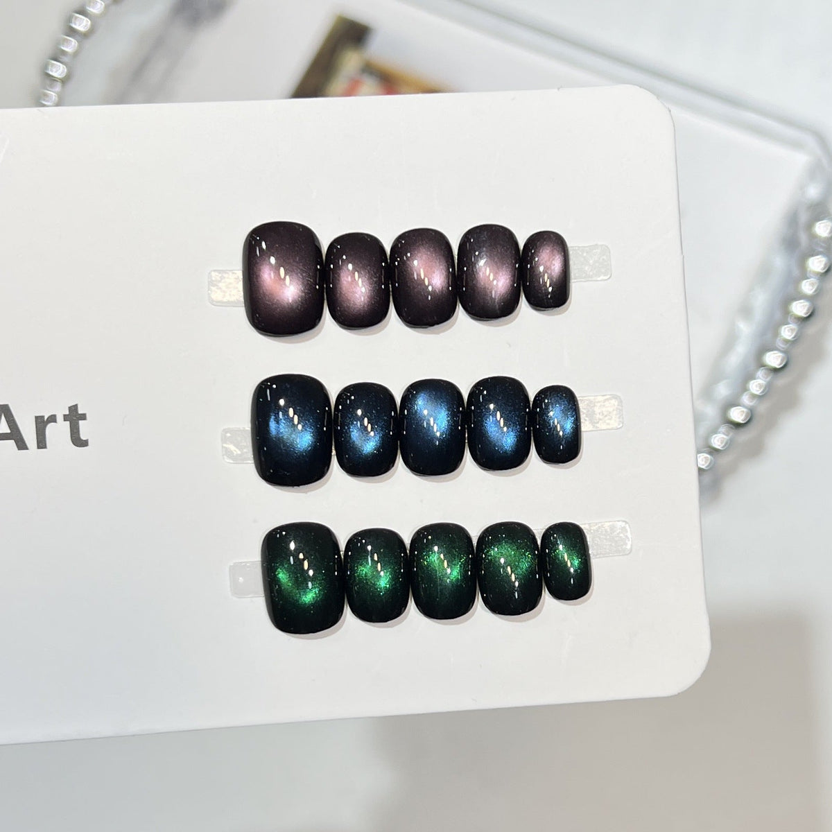 Galaxy-Themed Press-On Nail Art Set — product view 1