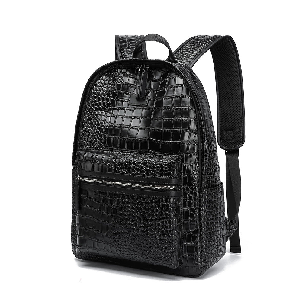 Elegant Backpack in Crocodile Look LoungeYard — product view 5