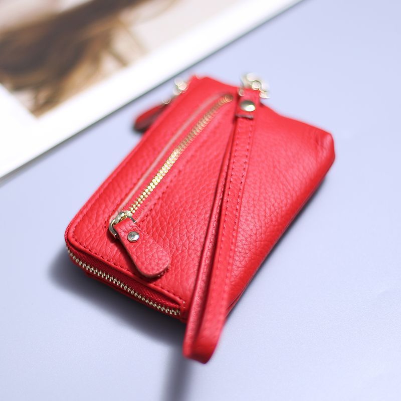 Luxe Textured Zippered Wallet LoungeYard — product view 4