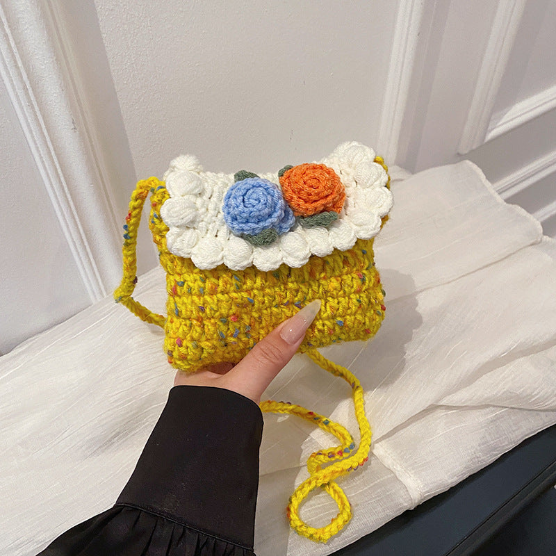 Floral Crochet Mini Handbag — product view 4