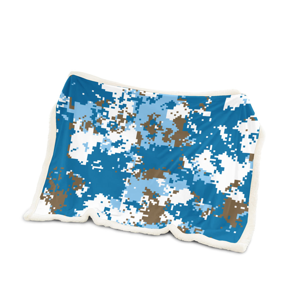 Tactical Camo Fleece Throw Blanket — product view 2