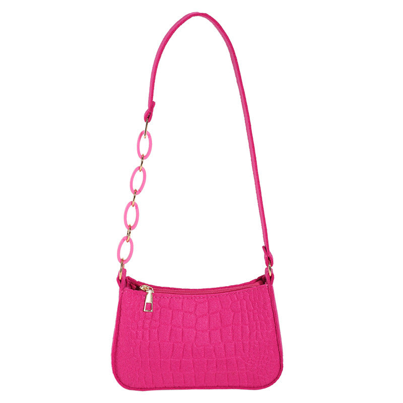 Croc-Textured Mini Crossbody Bag — product view 1