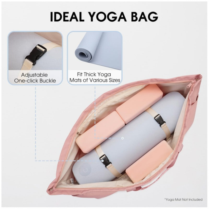 Sporty travel bag with insulated compartment LoungeYard — product view 2